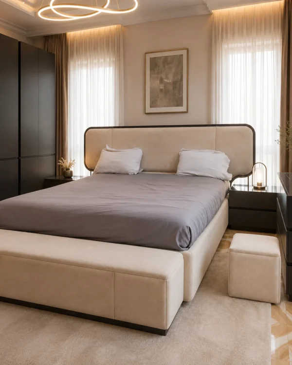 Ensemble Chambre Prestige Beige & Noir