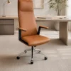 Fauteuil de Direction Premium Camel Haut Dossier