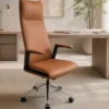 Fauteuil de Direction Premium Camel Haut Dossier