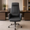 Ensemble Bureau Premium Noir – 1 Fauteuil Direction + 2 Fauteuils Visiteurs