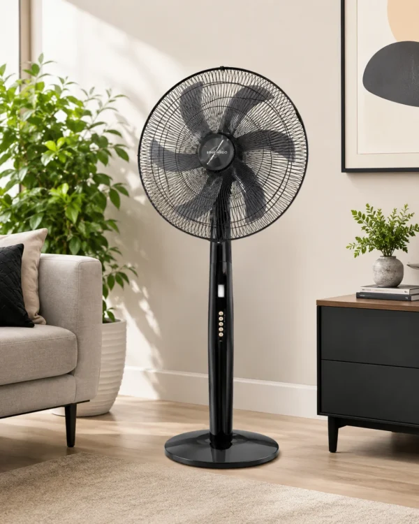 Ventilateur sur Pied BEBIKO – Noir & Blanc