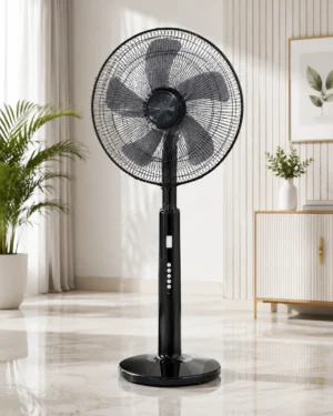 Ventilateur sur Pied BEBIKO – Noir & Blanc